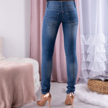 Jeansowe damskie spodnie - Spodnie