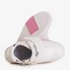 Białe dziecięce sneakersy Dama - Obuwie