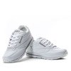 Białe, klasyczne buty sportowe Elliana - Obuwie