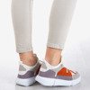 Białe sneakersy damskie z kolorowymi wstawkami Jessi - Obuwie