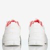 Biało - fuksjowe damskie buty sportowe Boomshom - Obuwie