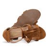 Brązowe sandały z frędzlami Bitssi - Obuwie
