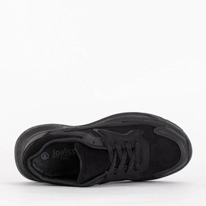 Czarne damskie sportowe buty Wolirsa - Obuwie