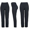 Czarne eleganckie spodnie z cyrkoniami - Spodnie