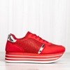 Czerwone buty sportowe Karin - Obuwie