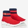 Czerwone buty sportowe damskie Musca - Obuwie