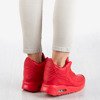 Czerwone damskie buty sportowe za kostkę Verna - Obuwie