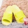 Neonowe żółte klapki z siateczką Sensie - Obuwie