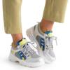 OUTLET Szare buty sportowe z kolorowymi wstawkami Barteks - Obuwie
