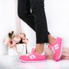 Różowe neonowe buty sportowe Dave - Obuwie