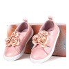 Różowe sportowe buty dziewczęce Flore - Obuwie