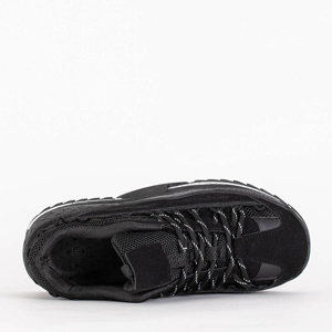 Sneakersy damskie w kolorze czarnym Bedui - Obuwie