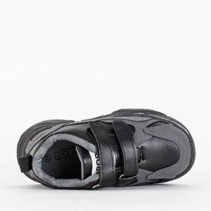 Szaro- czarne sneakersy dziecięce Gulli- Obuwie
