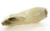 Złote damskie sandały z ażurową cholewką Florencia - Obuwie