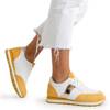 Żółto-białe buty sportowe Arkel - Obuwie