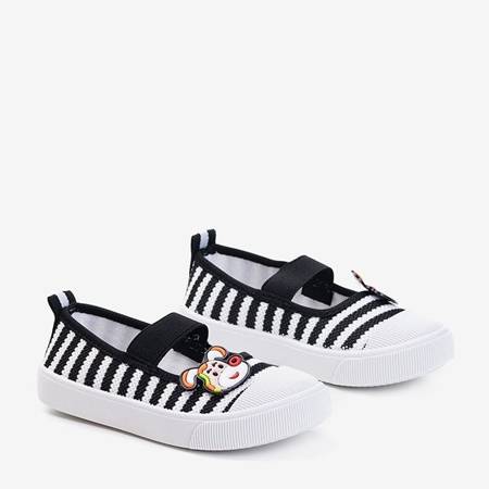 Кросівки Olli Kids Black Striped - Взуття