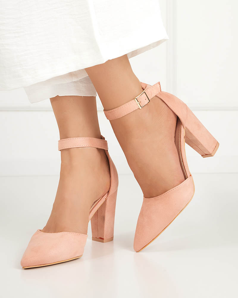 OUTLET Рожеві жіночі сандалі на пост Kinotia - Взуття