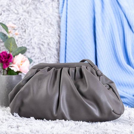 Сіра жіноча сумка клатч - Сумка