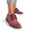 Бордові жіночі туфлі з прикрасами Kasaki - Взуття