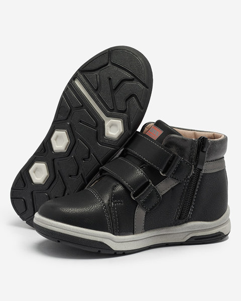Чорні дитячі спортивні черевики Lerotto- Взуття