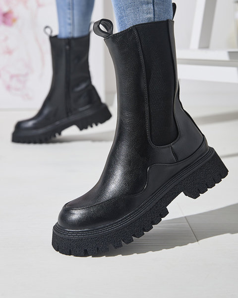 Чорні жіночі високі чоботи Dorila - Взуття