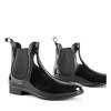 OUTLET Чорні жіночі дощові черевики з мигдалевим носком Idelle - Взуття