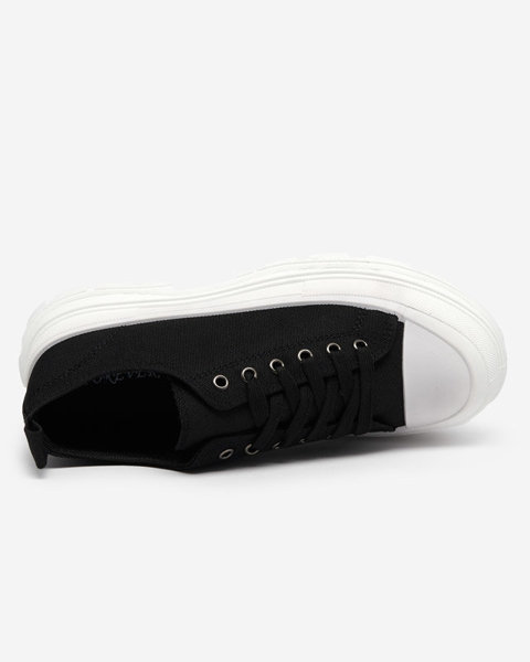 OUTLET Чорні жіночі спортивні кросівки Duami- Footwear