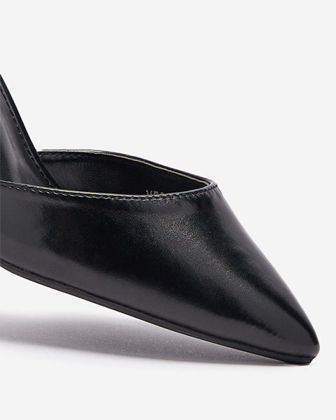 OUTLET Чорні жіночі туфлі-човники на стійці Reivin- Footwear
