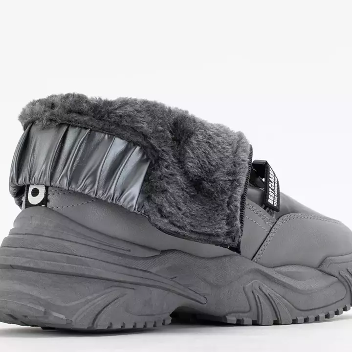 OUTLET Сірі жіночі спортивні снігові черевики Temora - Взуття