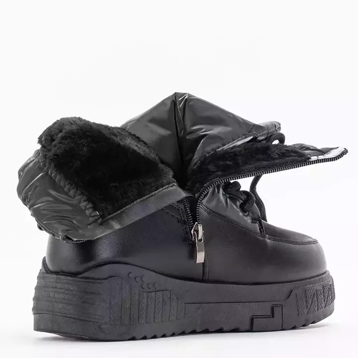 OUTLET Жіночі чорні снігові черевики Nakasha - Взуття