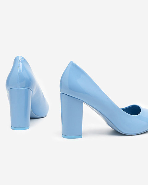 OUTLET Жіночі сині туфлі на Sweet post - Взуття