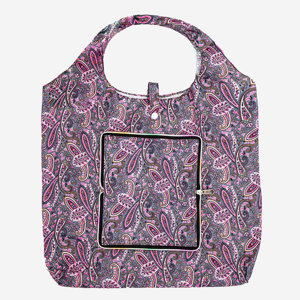 Рожева та сіра гофрована сумка-гаманець з візерунком - Аксесуари