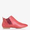 Жіночі червоні шкіряні черевики Челсі Heidi - Взуття