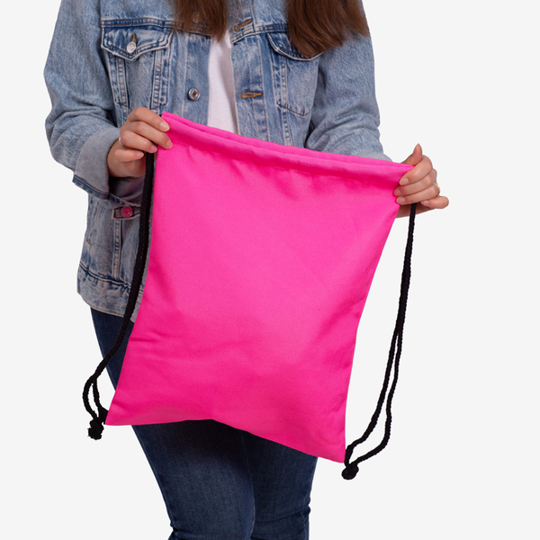 Жіночий рюкзак-мішок кольору фуксії - Аксесуари